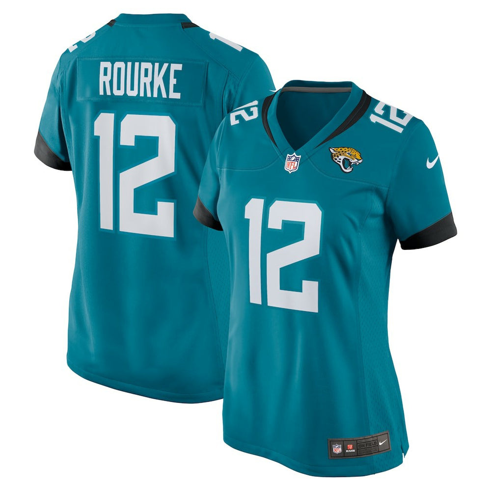 Nathan Rourke Jacksonville Jaguars Women's Team Game Jersey Teal | Nike for Sale