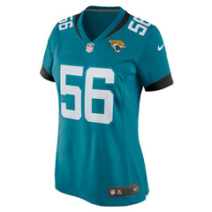 Yasir Abdullah Jacksonville Jaguars Women's Team Game Jersey Teal | Nike for Sale