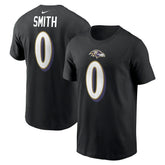 Roquan Smith Baltimore Ravens Player Name & Number T-Shirt Black | Nike for Sale