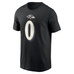 Roquan Smith Baltimore Ravens Player Name & Number T-Shirt Black | Nike for Sale