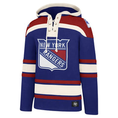 New York Rangers '47 Big & Tall Superior Lacer Pullover Hoodie - Blue - NHL