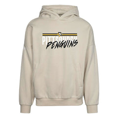 Pittsburgh Penguins Levelwear Contact Pullover Hoodie - Cream - NHL