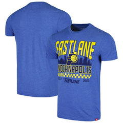 Sportiqe Fastlane x Indiana Pacers Tri-Blend T-Shirt Blue - NBA