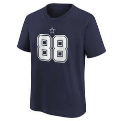 CeeDee Lamb Dallas Cowboys Preschool Player Name & Number T-Shirt Navy | Nike for Sale