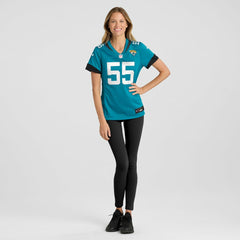 Dequan Jackson Jacksonville Jaguars Women's Game Jersey Teal | Nike for Sale