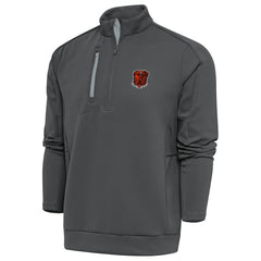 Cleveland Browns Antigua Generation Quarter-Zip Pullover Top Pewter | NFL