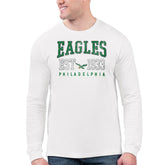 Philadelphia Eagles Starter Retro Long Sleeve T-Shirt White | NFL