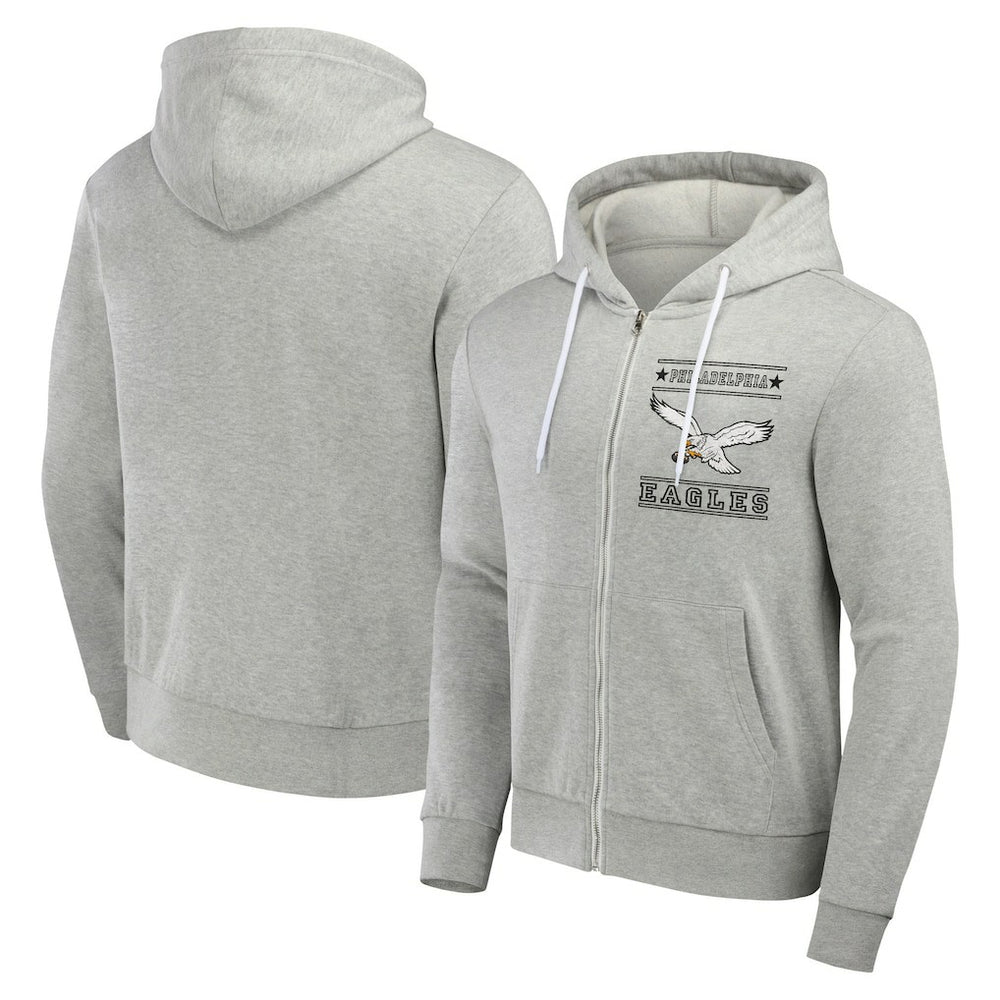 Philadelphia Eagles NFL x Darius Rucker Collection Full-Zip Hoodie Gray | Fanatics