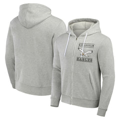 Philadelphia Eagles NFL x Darius Rucker Collection Full-Zip Hoodie Gray | Fanatics