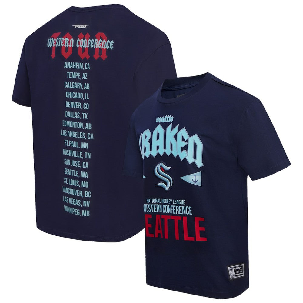 Seattle Kraken Pro Standard City Tour T-Shirt - Deep Sea Blue - NHL