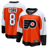 Cam York Philadelphia Flyers Fanatics Home Breakaway Jersey - Orange - NHL