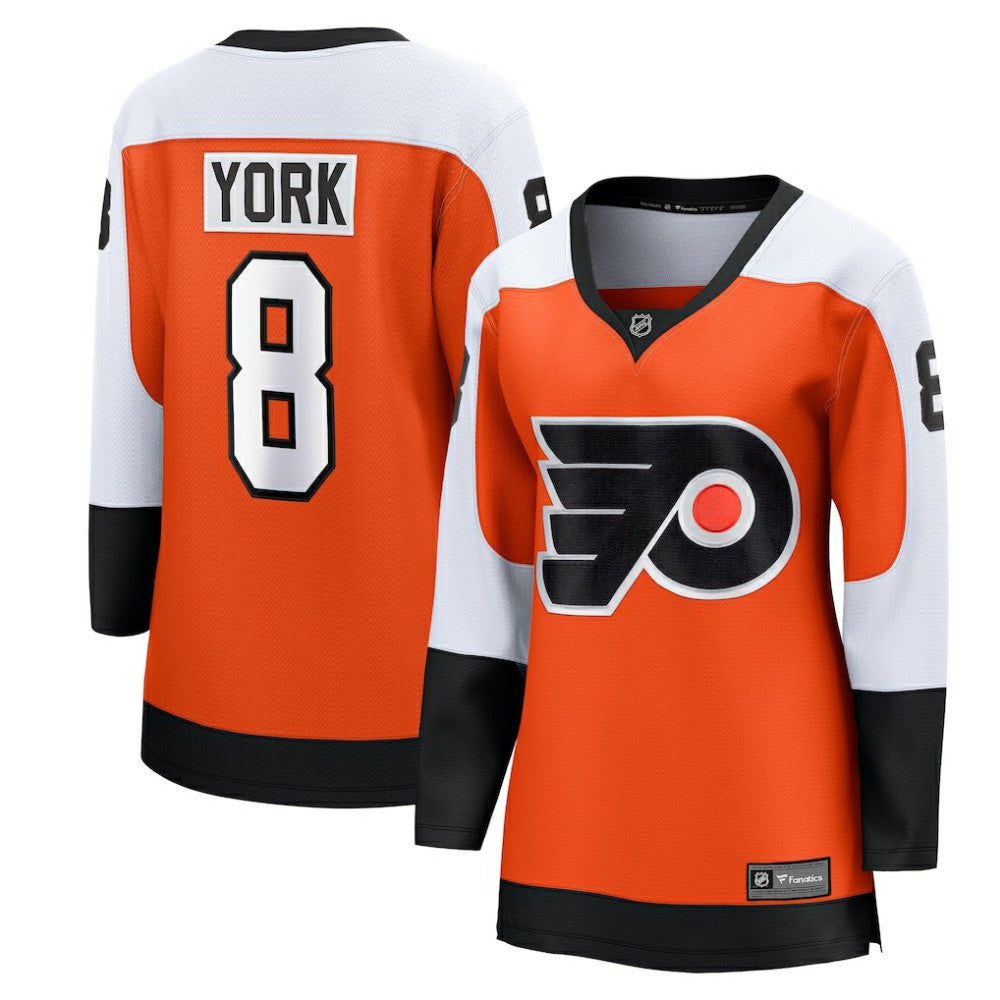 Cam York Philadelphia Flyers Fanatics Women's Home Breakaway Player Jersey - Orange - NHL