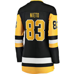 Matt Nieto Pittsburgh Penguins Fanatics Women's Home Breakaway Player Jersey - Black - NHL