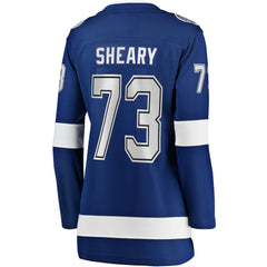 Conor Sheary Tampa Bay Lightning Fanatics Women's Home Breakaway Player Jersey - Blue - NHL