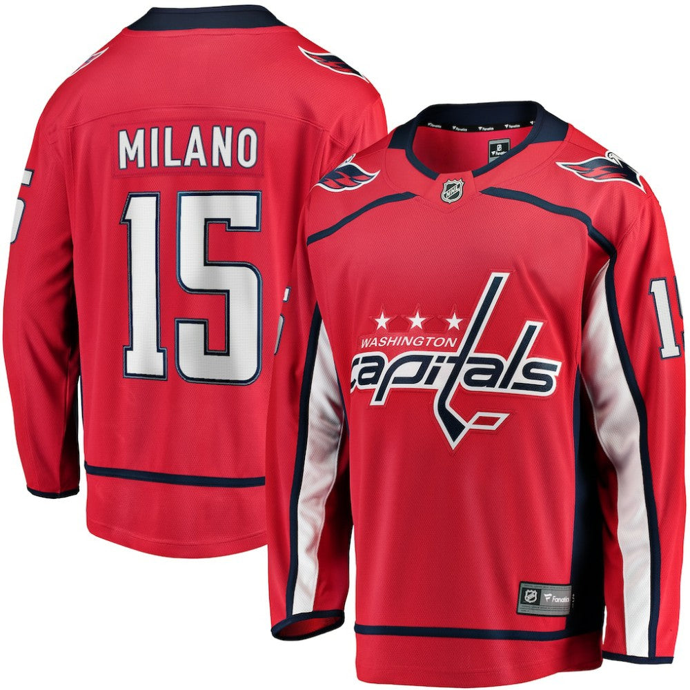 Sonny Milano Washington Capitals Fanatics Home Breakaway Jersey - Red - NHL