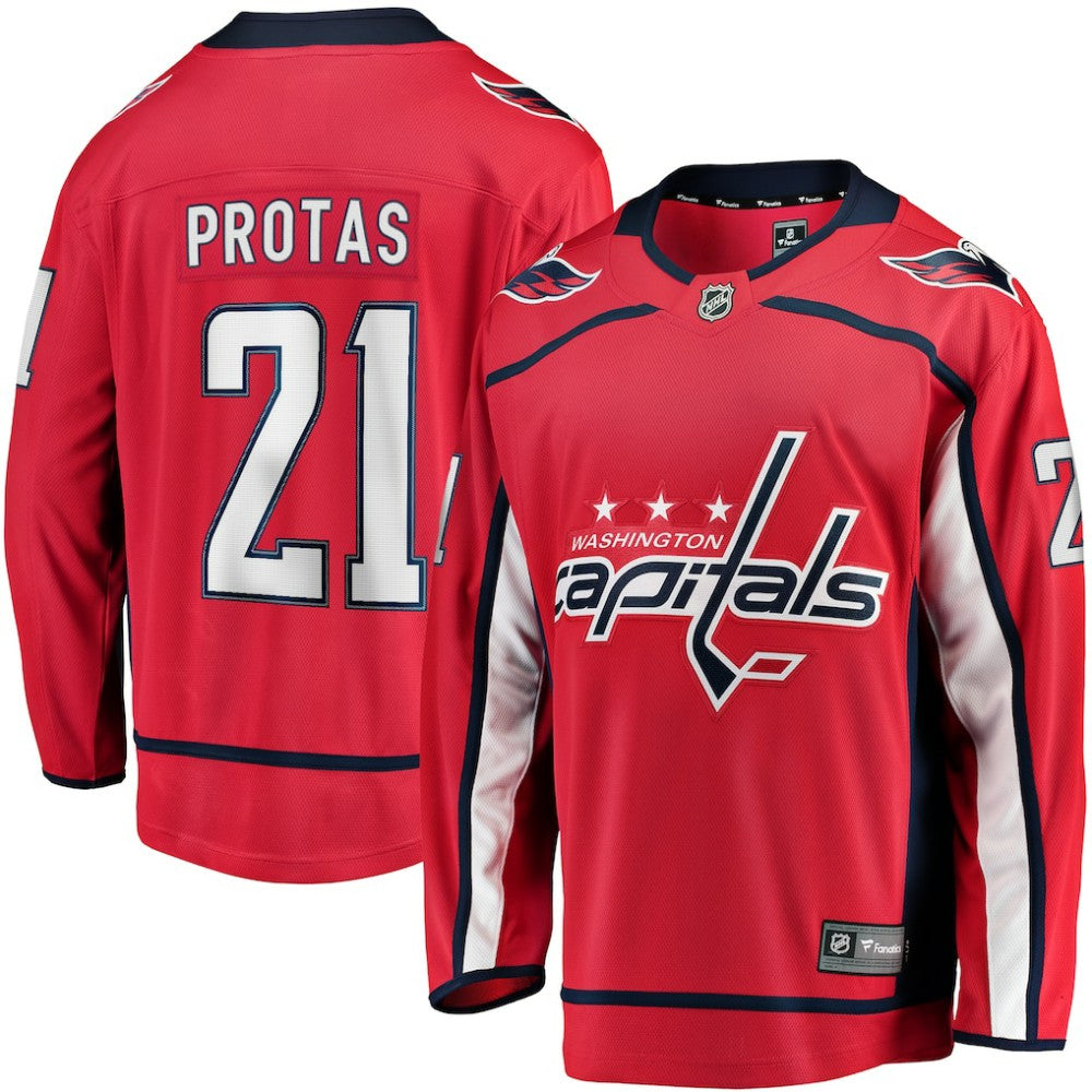 Aliaksei Protas Washington Capitals Fanatics Home Breakaway Jersey - Red - NHL