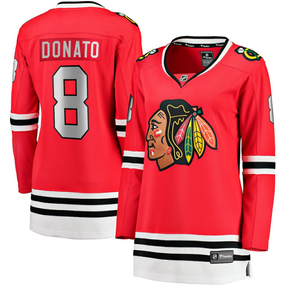 Ryan Donato Chicago Blackhawks Fanatics Women's Home Breakaway Player Jersey - Red - NHL