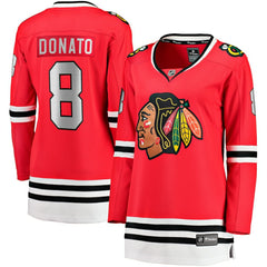 Ryan Donato Chicago Blackhawks Fanatics Women's Home Breakaway Player Jersey - Red - NHL