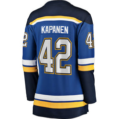 Kasperi Kapanen St. Louis Blues Fanatics Women's Home Breakaway Player Jersey - Blue - NHL