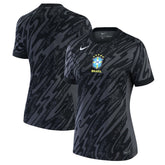 Brazil National Team Women's 2024 Goalkeeper Replica Stadium Jersey Anthracite | Nike discount