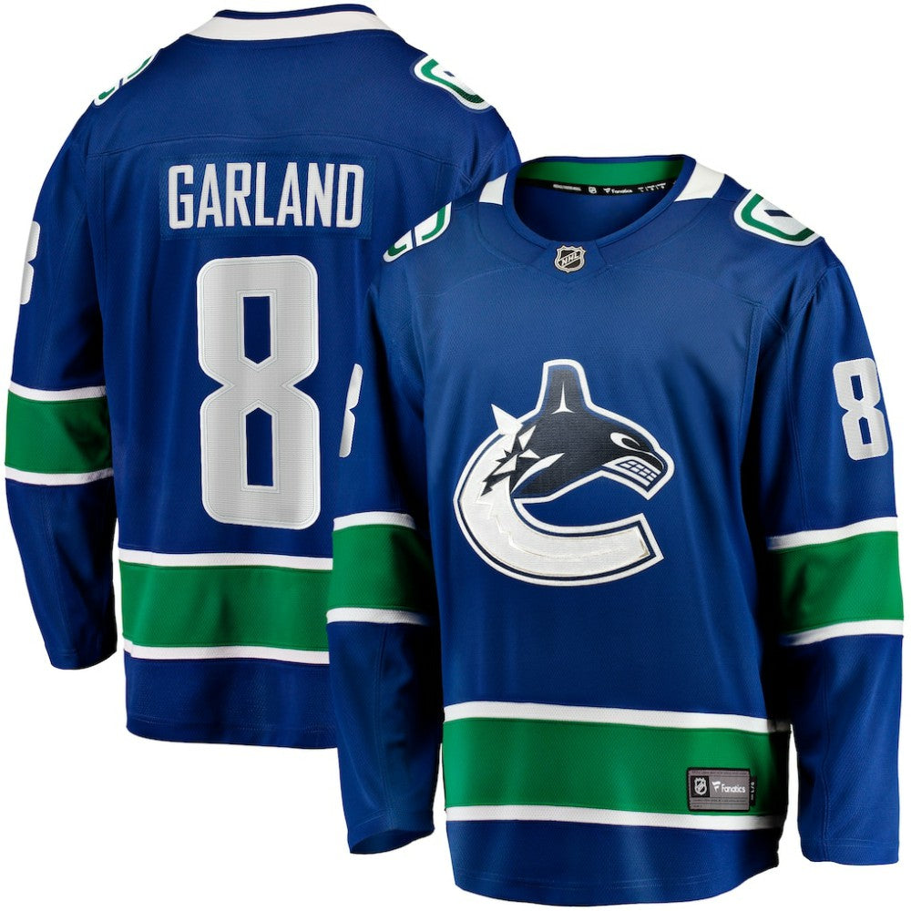Conor Garland Vancouver Canucks Fanatics Home Breakaway Jersey - Blue - NHL