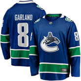 Conor Garland Vancouver Canucks Fanatics Home Breakaway Jersey - Blue - NHL