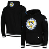 Pittsburgh Penguins Pro Standard Retro Classic Fleece Pullover Hoodie - Black - NHL