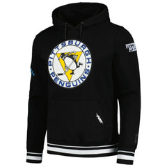 Pittsburgh Penguins Pro Standard Retro Classic Fleece Pullover Hoodie - Black - NHL