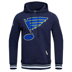 St. Louis Blues Pro Standard Retro Classic Fleece Pullover Hoodie - Navy - NHL