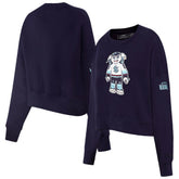Seattle Kraken Pro Standard Women's Mascot Crewneck Pullover Sweatshirt - Deep Sea Blue - NHL