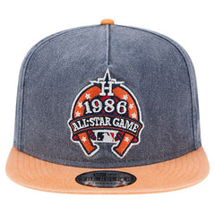 Houston Astros New Era 1986 MLB All-Star Game Pigment Dye Golfer Snapback Hat - MLB
