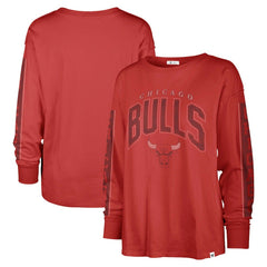 Chicago Bulls '47 Women's Tomcat Long Sleeve T-Shirt Red - NBA