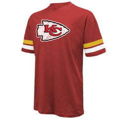Travis Kelce Kansas City Chiefs Majestic Threads Name & Number Oversized Fit T-Shirt Red | NFL