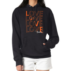 Baltimore Orioles G-III 4Her by Carl Banks Women's Love Graphic Fleece Hoodie - MLB