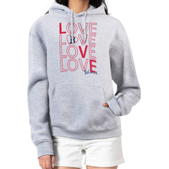Boston Red Sox G-III 4Her by Carl Banks Women's Love Graphic Fleece Hoodie - MLB