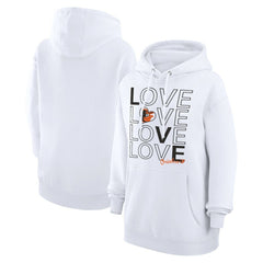 Baltimore Orioles G-III 4Her by Carl Banks Women's Love Graphic Fleece Hoodie - MLB