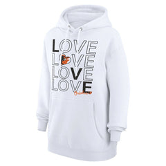 Baltimore Orioles G-III 4Her by Carl Banks Women's Love Graphic Fleece Hoodie - MLB