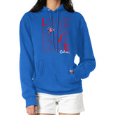 Chicago Cubs G-III 4Her by Carl Banks Women's Love Graphic Fleece Hoodie - MLB