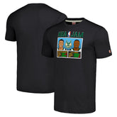 Damian Lillard & Giannis Antetokounmpo Milwaukee Bucks Homage NBA Jam Tri-Blend T-Shirt Charcoal - NBA