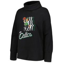 Boston Celtics Levelwear Women's Sunset Pullover Sweatshirt Black - NBA