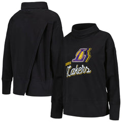 Los Angeles Lakers Levelwear Women's Sunset Pullover Sweatshirt Black - NBA