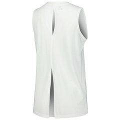 Milwaukee Bucks Levelwear Women's Paisley Peekaboo Tank Top White - NBA