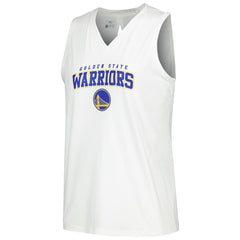 Golden State Warriors Levelwear Women's Paisley Peekaboo Tank Top White - NBA