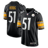 Nick Herbig Pittsburgh Steelers Game Jersey Black | Nike for Sale