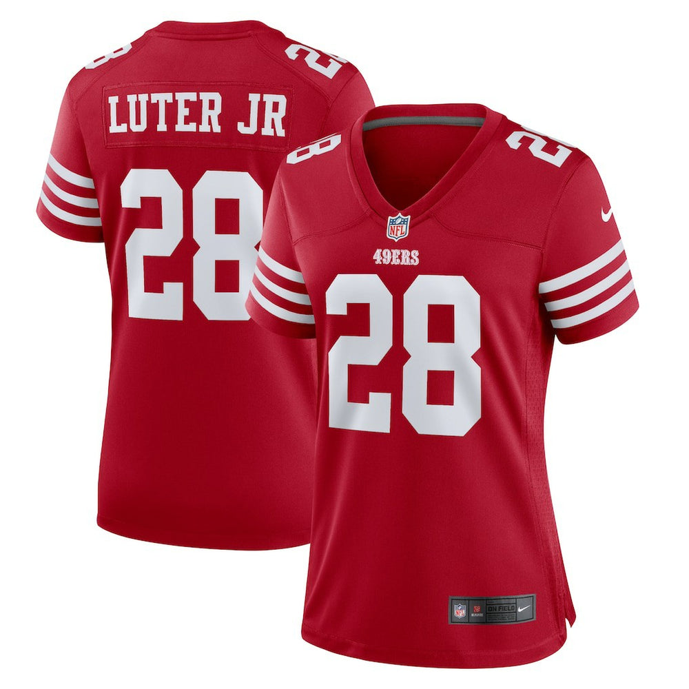 Darrell Luter Jr. San Francisco 49ers Women's Game Jersey Scarlet | Nike for Sale