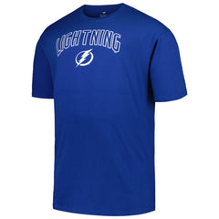 Tampa Bay Lightning Profile Big & Tall Arch Over Logo T-Shirt - Blue - NHL