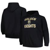 Vegas Golden Knights Profile Big & Tall Arch Over Logo Pullover Hoodie - Black - NHL