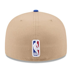 Philadelphia 76ers 2024 NBA Draft 59FIFTY Fitted Hat Tan/Royal - NBA