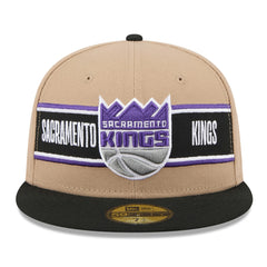 Sacramento Kings 2024 NBA Draft 59FIFTY Fitted Hat Tan/Black - NBA