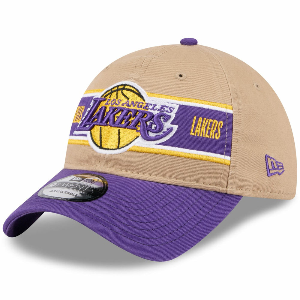 Los Angeles Lakers 2024 NBA Draft 9TWENTY Adjustable Hat Tan/Purple - NBA